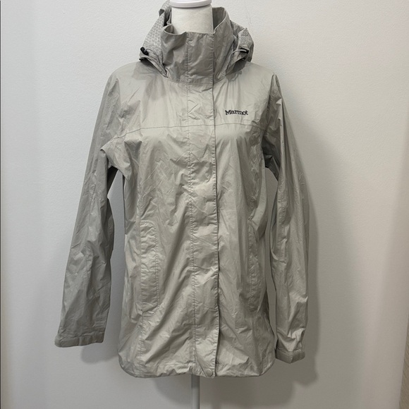 Marmot Women's PreCip Eco Waterproof Hooded Rain Jacket - Picture 1 of 15